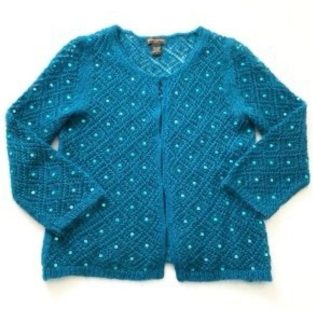 Banana Republic Womens Sz.‎ S Mohair Wool Blend Cardigan Cottage Fairy New Years
